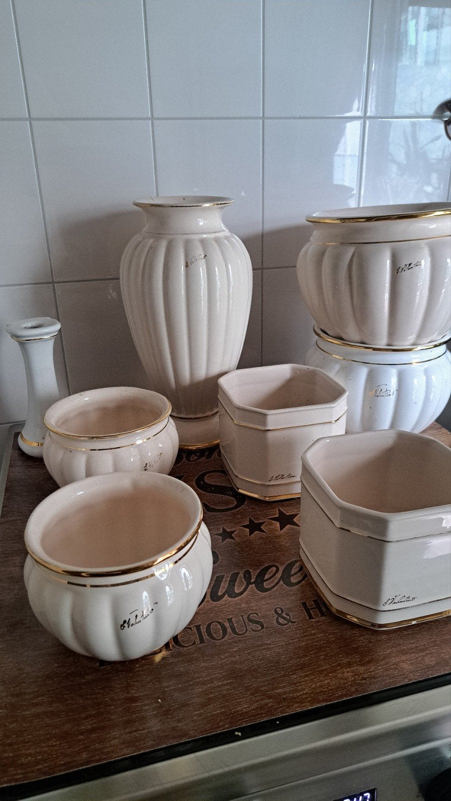 8  S. Valintino Potten ,  & Kaarshouder, Ophalen