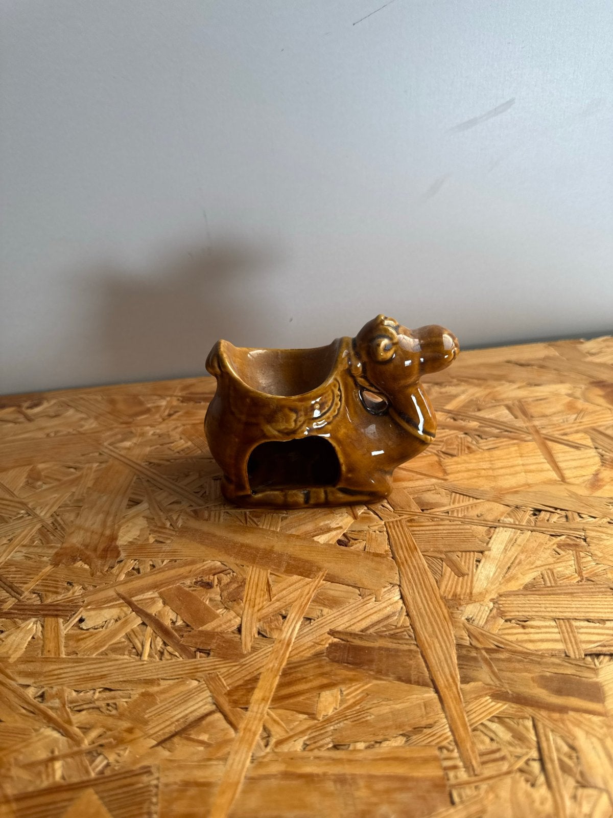 Vintage Keramische Kameel Eierdopje/Decoratie, Antiek en Kunst, Ophalen of Verzenden