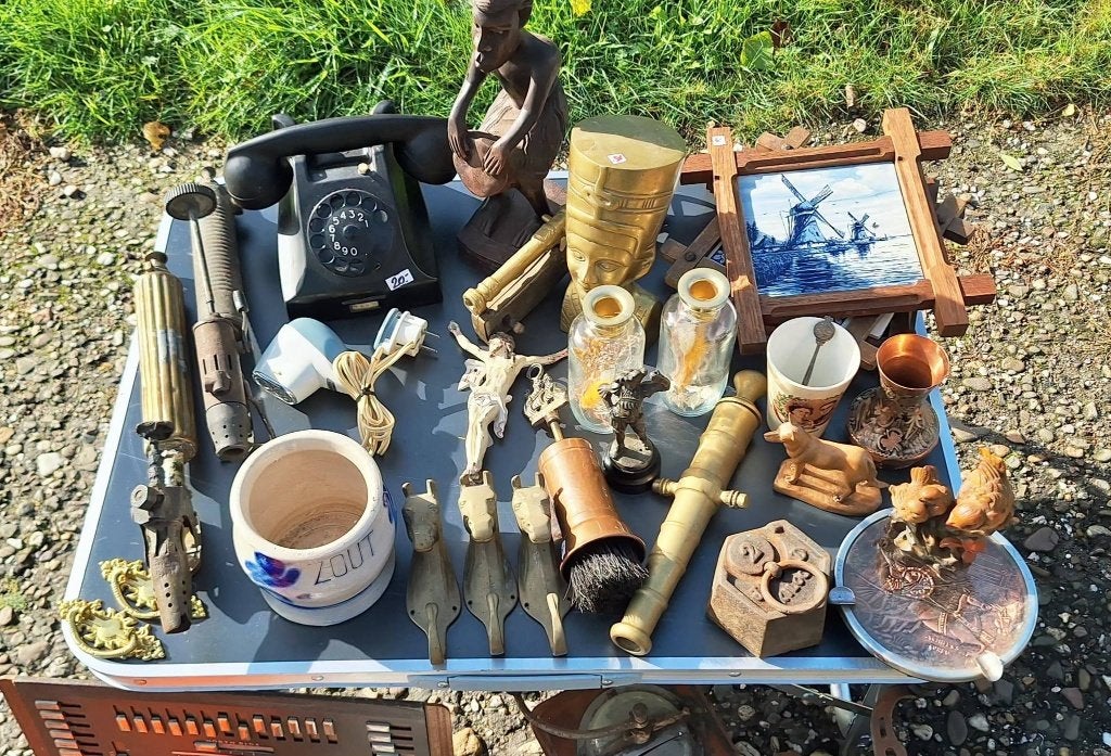 Leuk partijtje met 37 frisse vintage en curiosa items., Antiek en Kunst, Ophalen of Verzenden