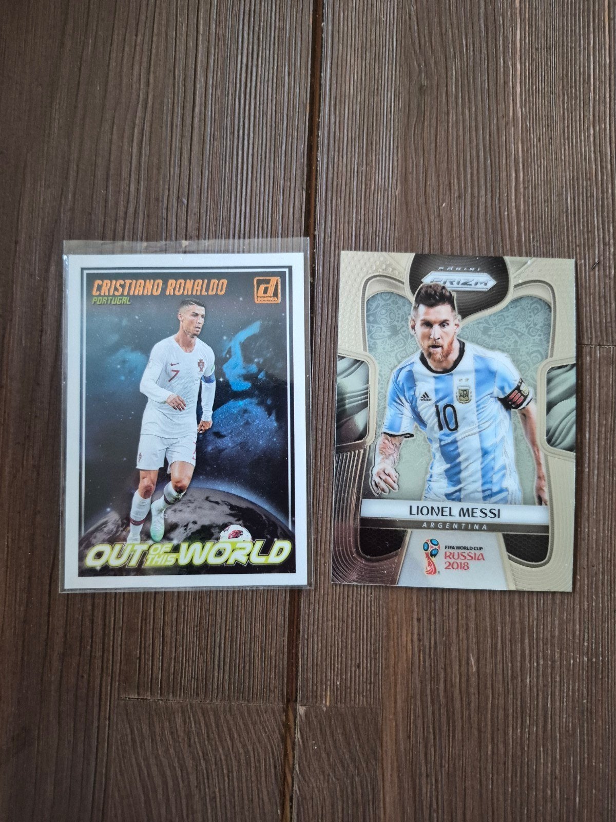 Messi en Ronaldo panini Trading Cards, Ophalen of Verzenden