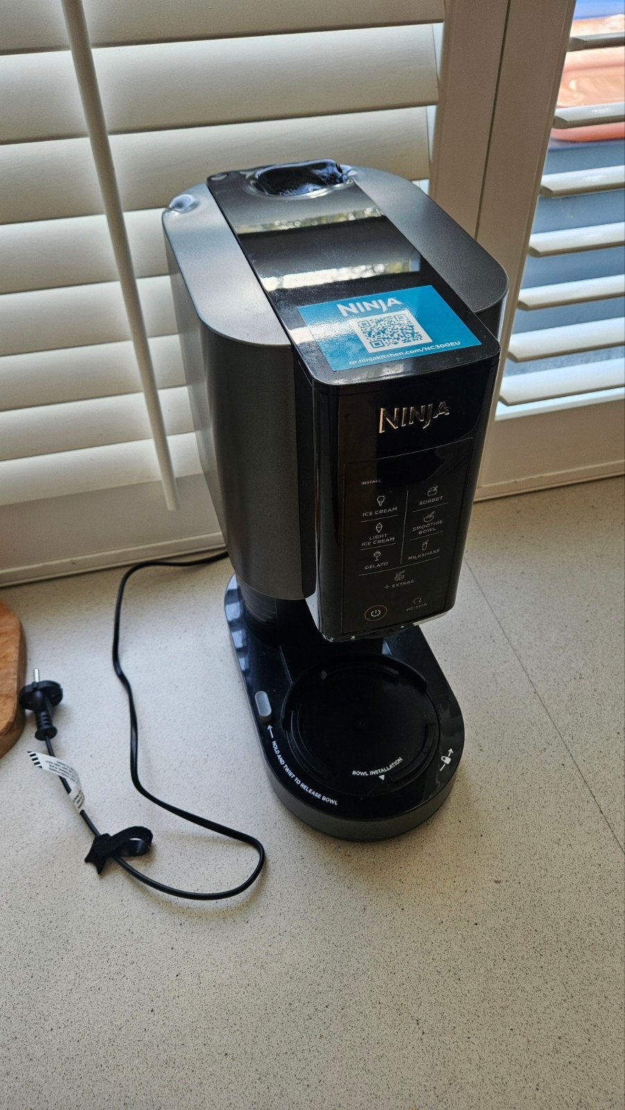 Ninja Creami IJsmachine - defect, Witgoed en Apparatuur, 1 tot 2 liter, Ophalen, Gebruikt, 3 snelheden of meer