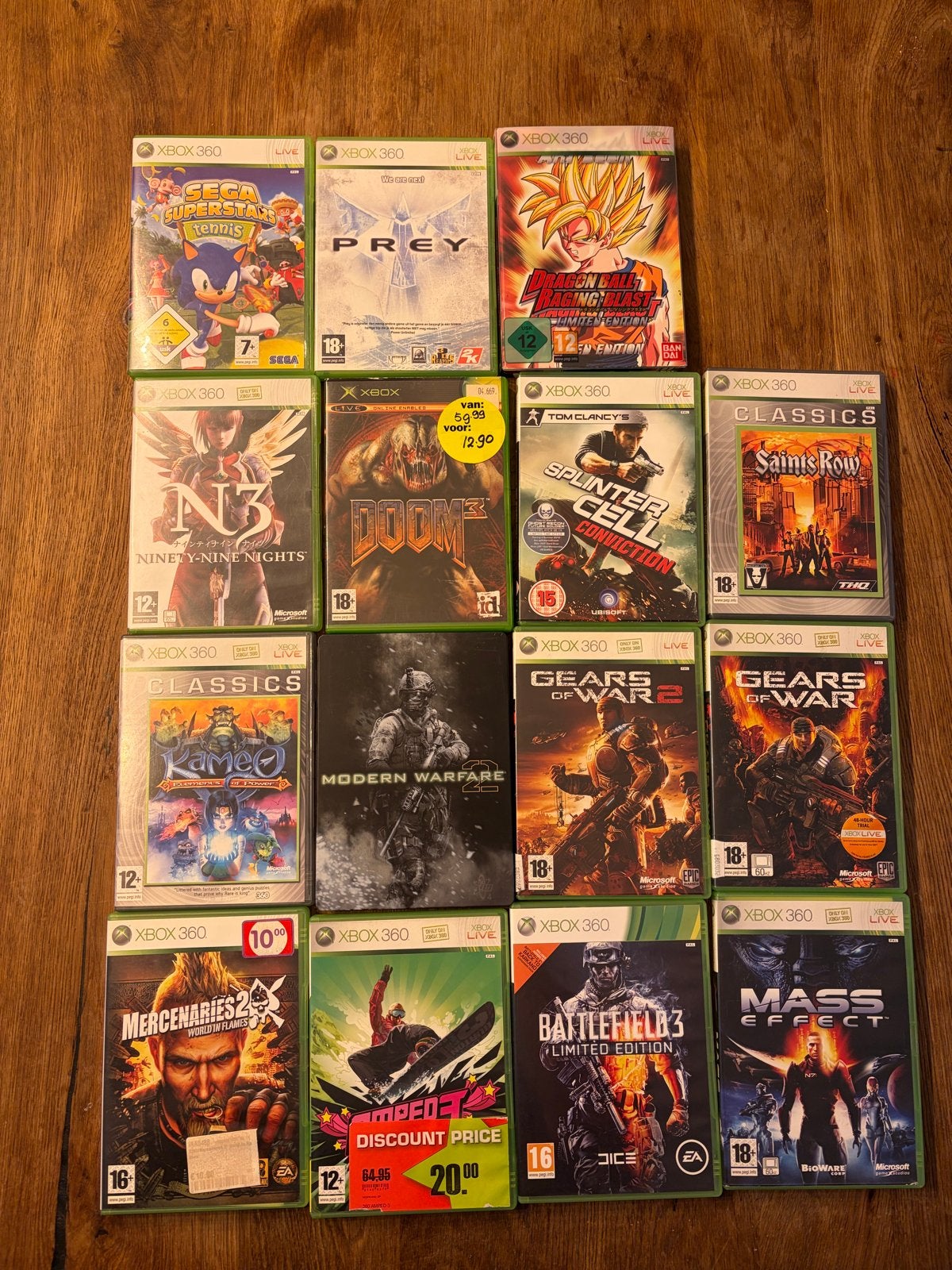 Grote collectie Xbox 360 games - Diverse genres, Online, Gebruikt, Vanaf 18 jaar, Overige genres