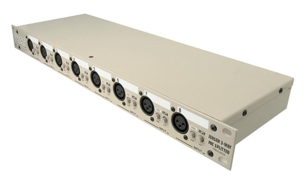 Radial OX8-R microfoonsplitter 8 kanalen rackmount, ., Overige typen, Nieuw, Ophalen of Verzenden