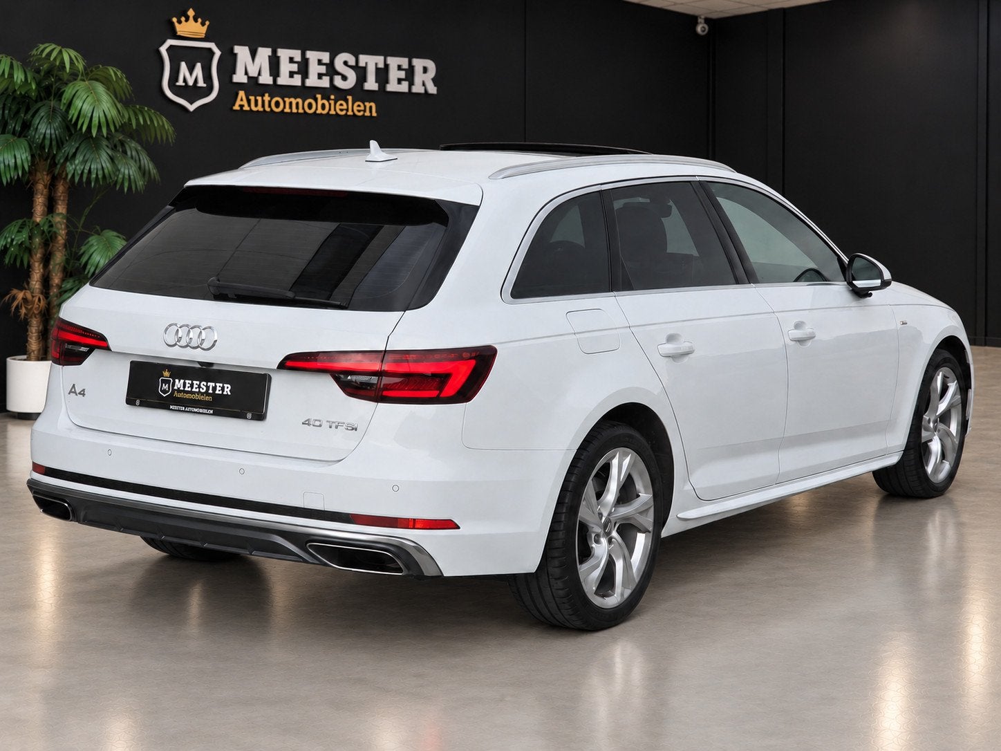 Audi A4 Avant 40 TFSI S line |PANODAK|ACC|VIRT.DASH, Auto's, Dealer onderhouden, Gebruikt, Zwart, Wit