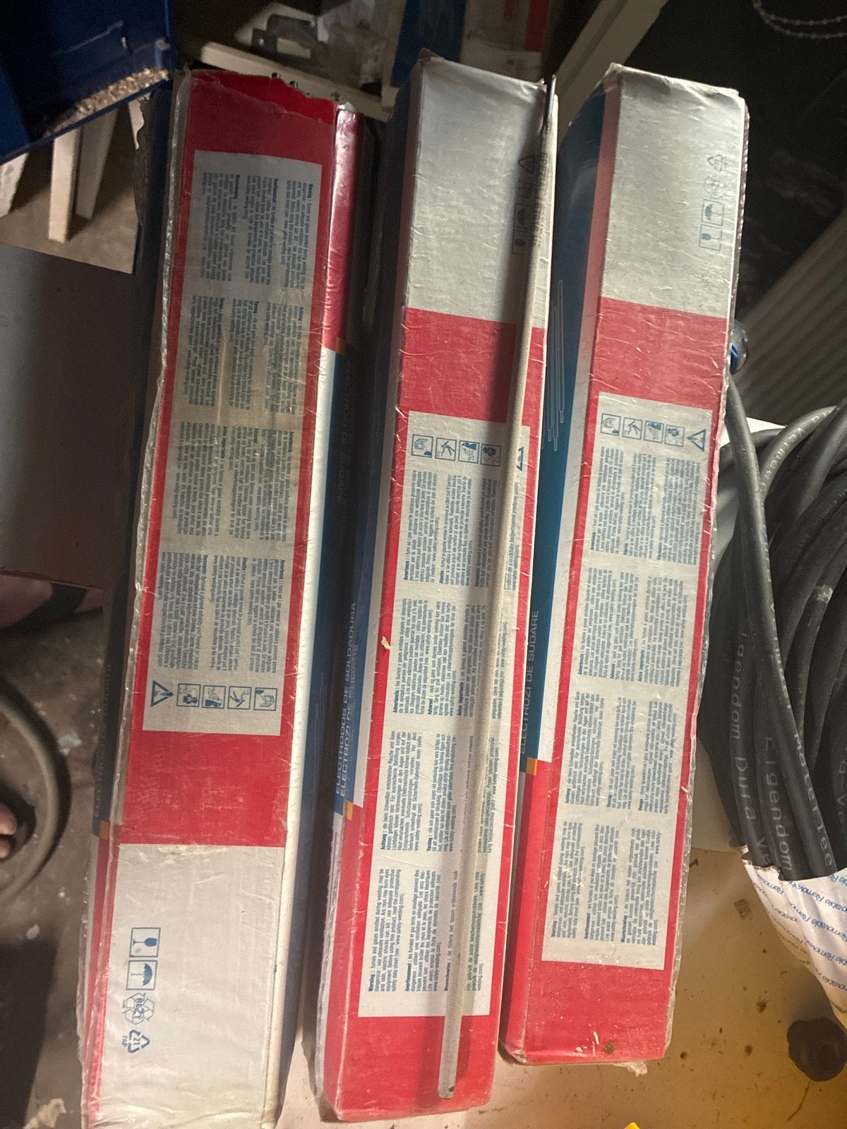 240 Oerlikon SPEZIAL las Elektroden (3x), Ophalen of Verzenden, Nieuw, 150 tot 250 ampère, Elektroden