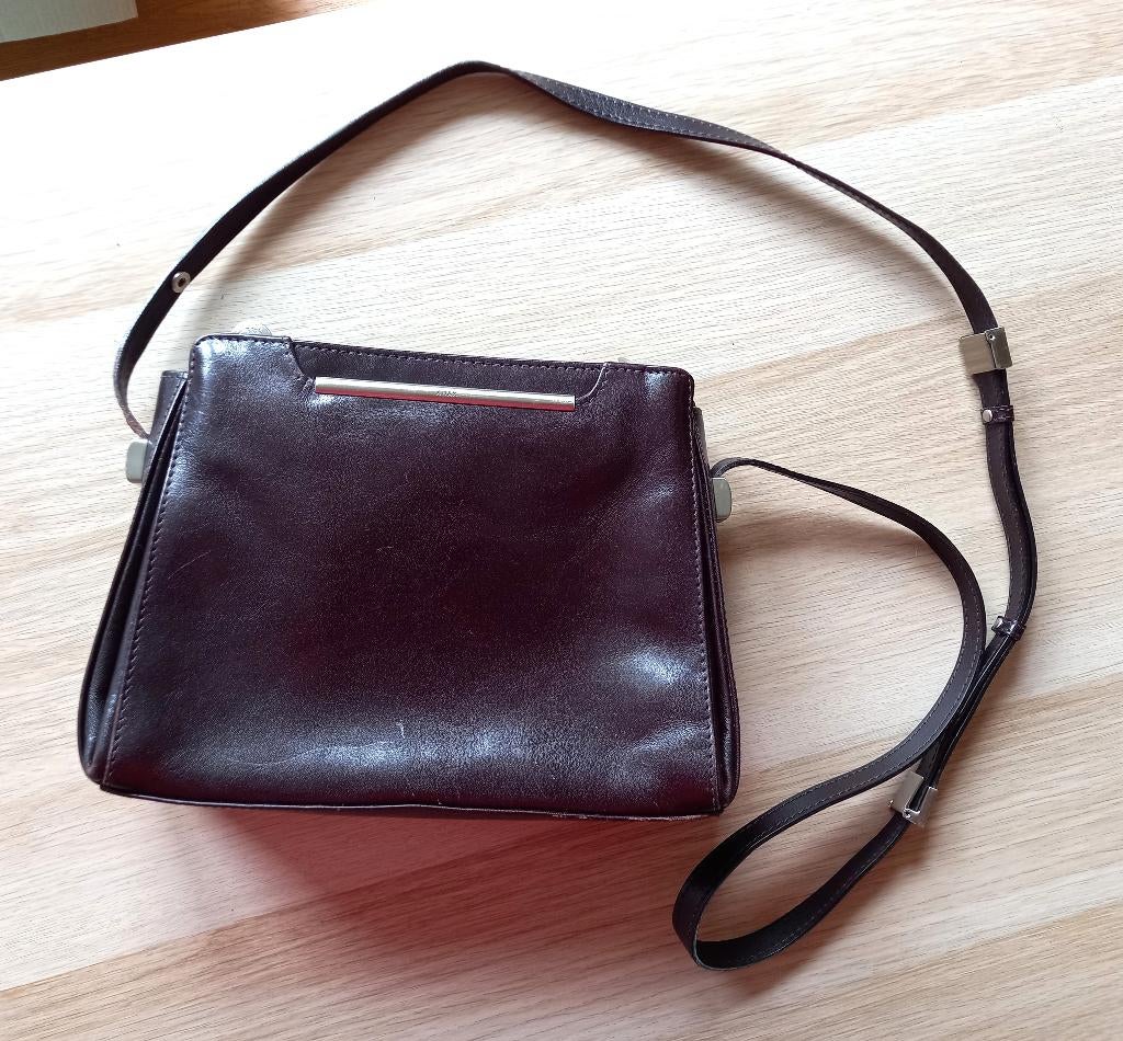 Adax schoudertas, Ophalen of Verzenden, Zo goed als nieuw, Bruin, Schoudertasje