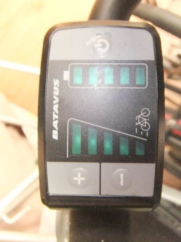 laders displays 5+9 pins voorwiel motor gazelle, Ophalen, Zo goed als nieuw, Motor