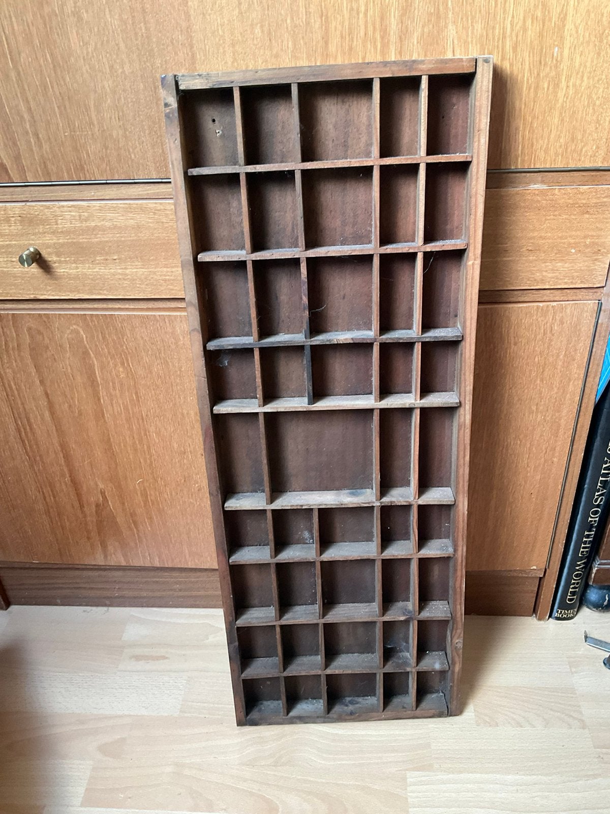 Vintage letterbak 31x80, Ophalen of Verzenden, Gebruikt