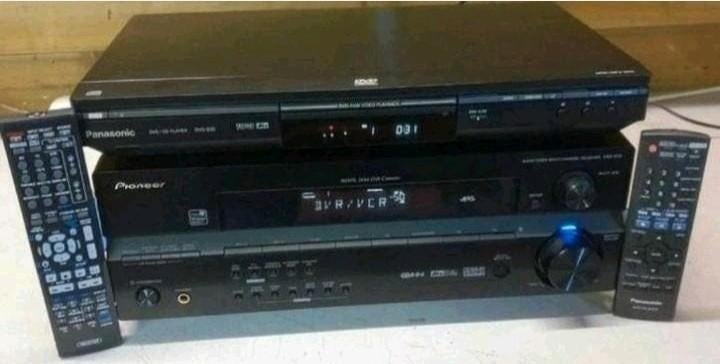 Pioneer vsx-515 receiver + panasonic cd dvd speler dvd-s35, Ophalen of Verzenden, Dvd-speler, Pioneer