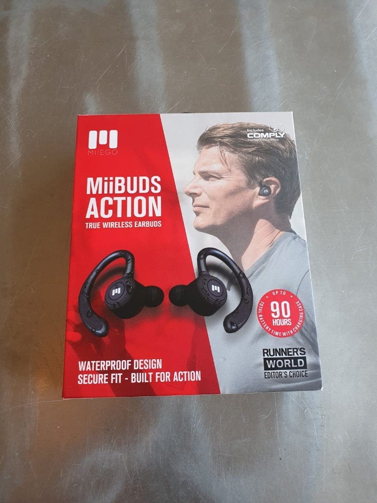 Miiego Miibuds Action, Audio, Tv en Foto, Koptelefoons, Verzenden, Gebruikt, Overige merken, Draadloos