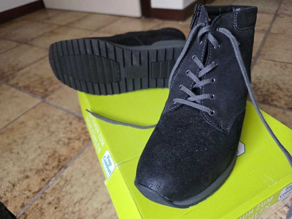 finn comfort dames schoenen mt38, Zwart, Ophalen of Verzenden, Sneakers of Gympen, Zo goed als nieuw