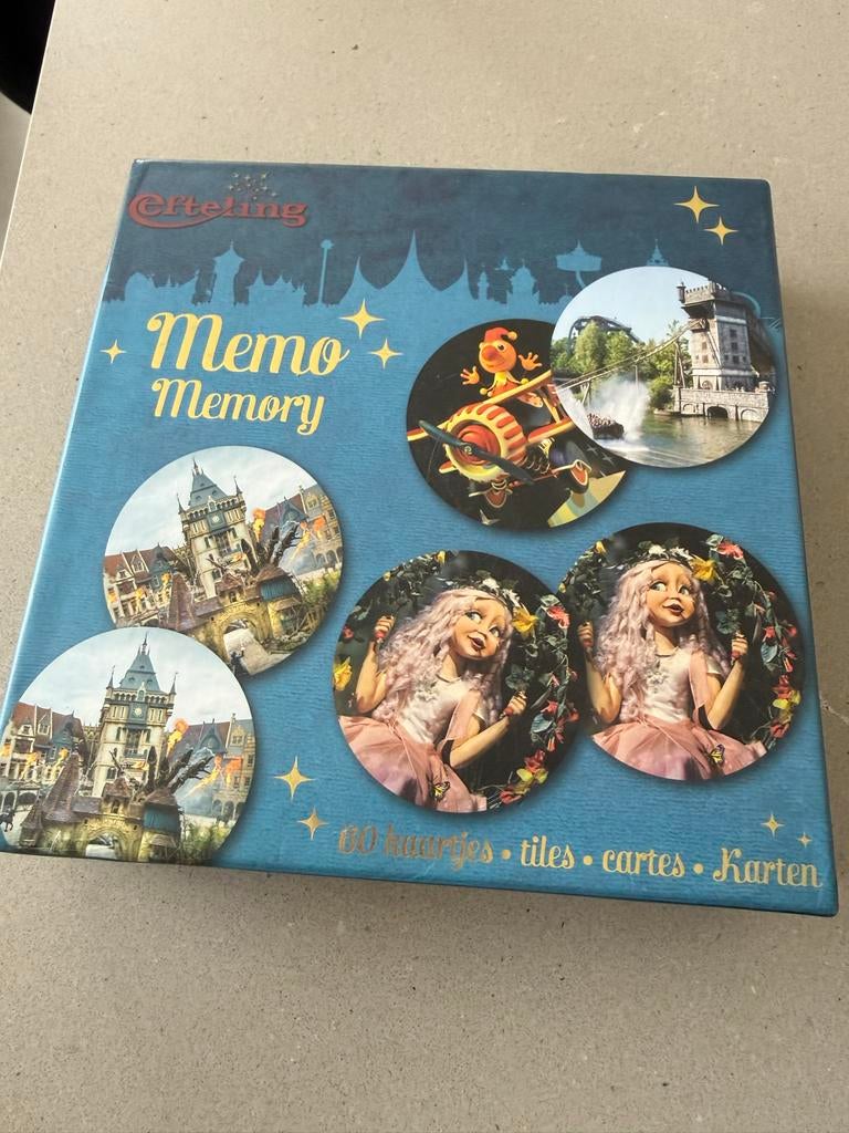 Efteling Memo Memory, Drie of vier spelers, Ophalen of Verzenden, Gebruikt