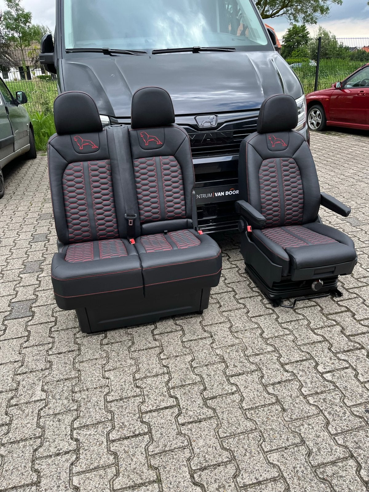 Luxe Nappa Lederen Bestuurdersstoel en Bank voor Bestelbus, Auto-onderdelen, Ophalen, Gebruikt, Volkswagen, B