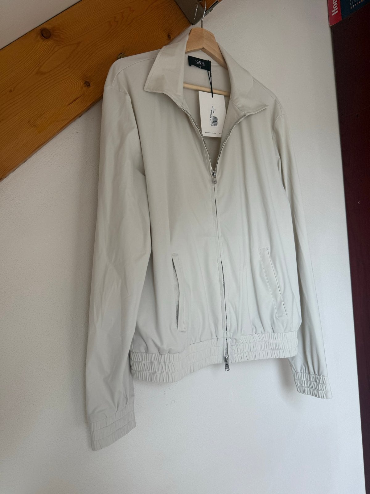 ICON. Amsterdam The Travel Jacket White Sand, Kleding | Heren, Ophalen of Verzenden, Nieuw, Maat 52/54 (L), Beige
