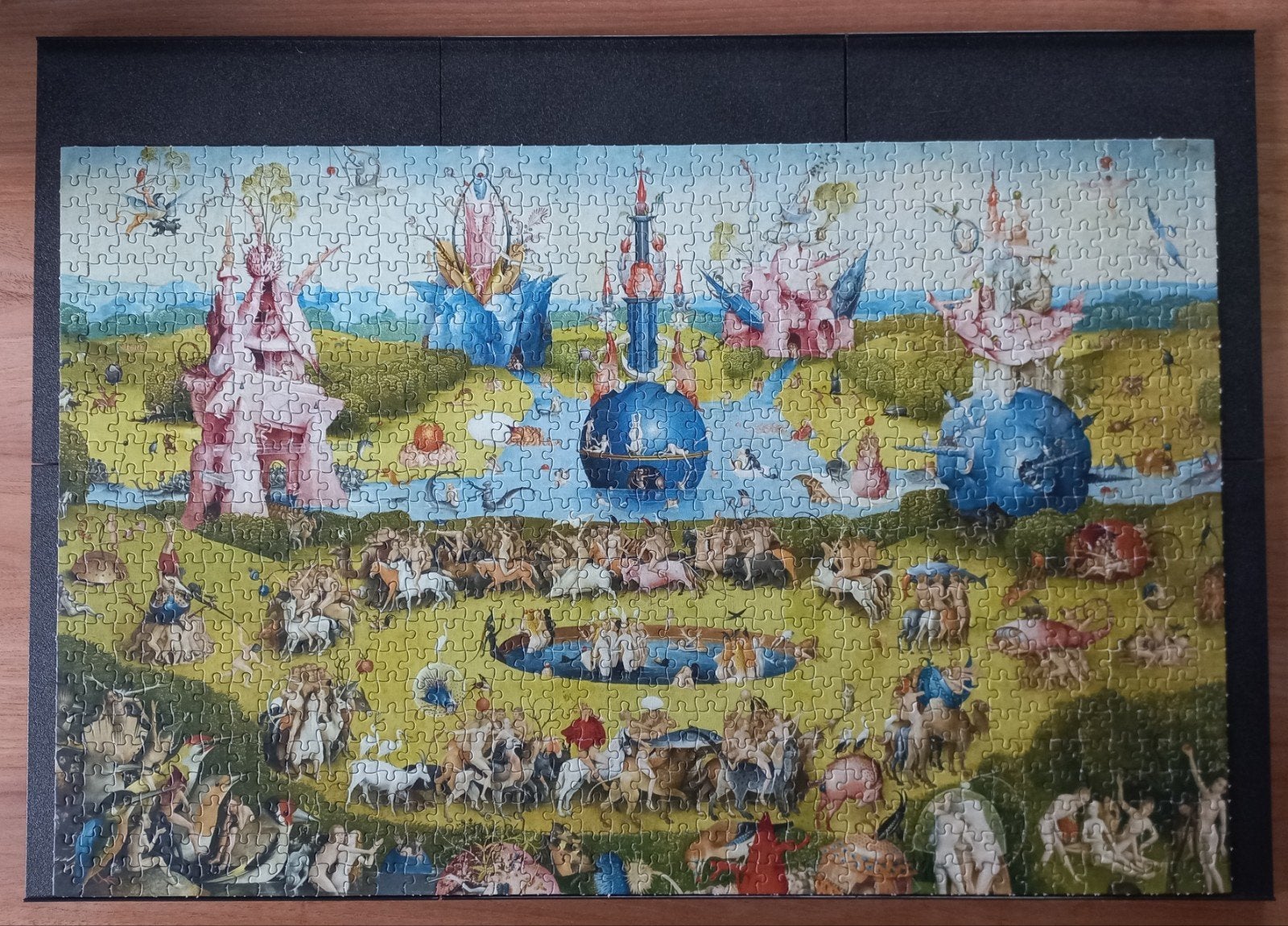 Museum puzzel, Jeroen Bosch. 1000 stukjes., Ophalen of Verzenden, 500 t/m 1500 stukjes, Gebruikt, Legpuzzel