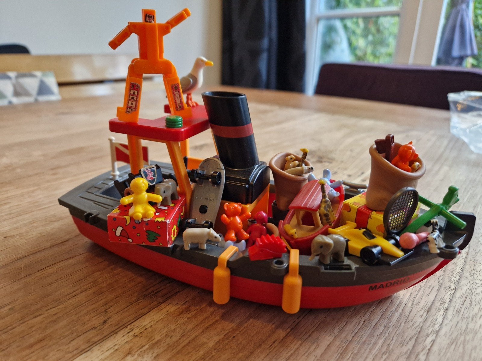 Playmobil Sinterklaas stoomboot - Zonder doos, Gebruikt, Complete set, Ophalen of Verzenden, Boot/Schip