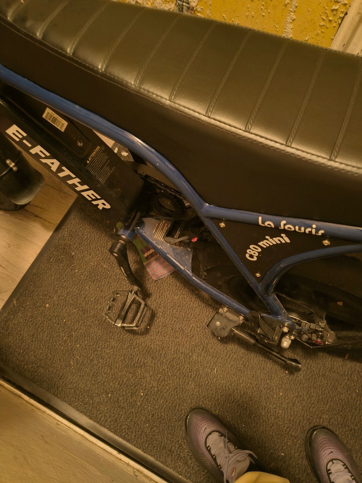 E-FATHE C80. Mini E-bike - Zo goed als nieuw, 47 tot 51 cm, Ophalen, Gebruikt, 50 km per accu of meer