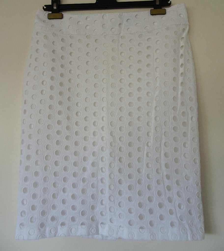 ROK VAN ANN TAYLOR MAAT 38, Kleding | Dames, Maat 38/40 (M), Wit, ANN TAYLOR, Ophalen of Verzenden