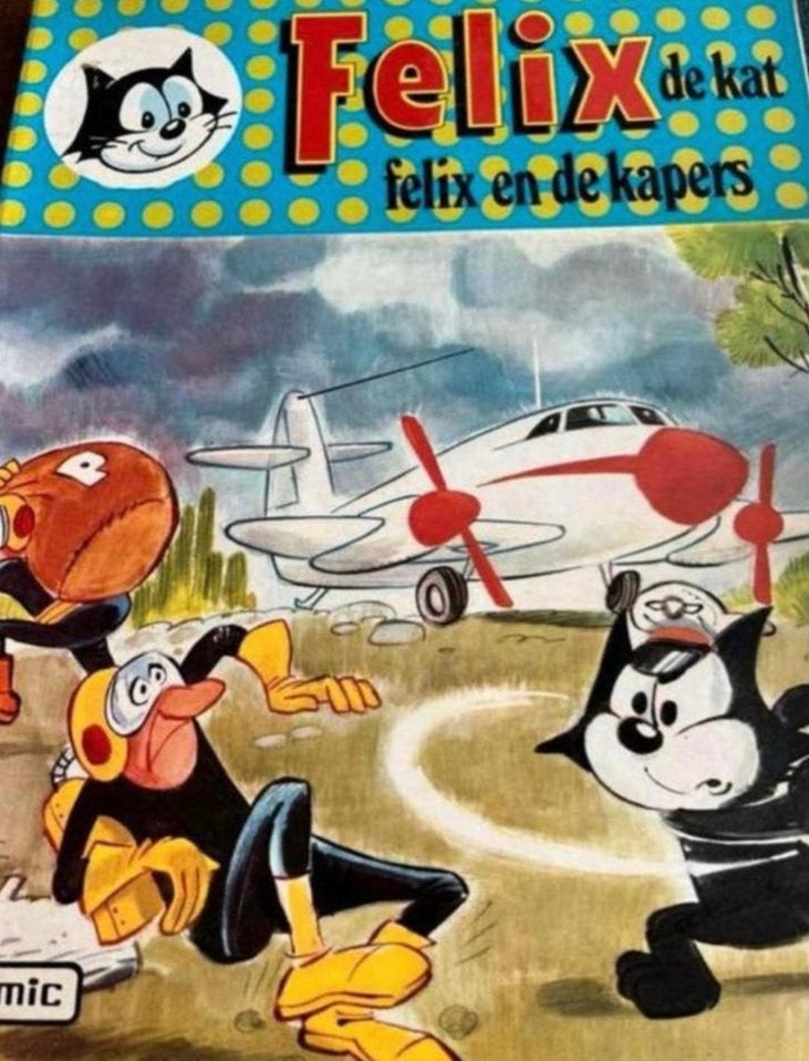 Felix de Kat - Felix en de Kapers (deel 6, 1973), Eén stripboek, Ophalen of Verzenden, Gelezen
