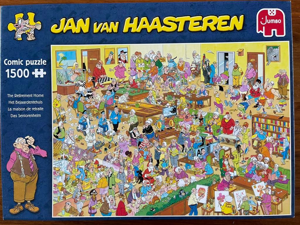 Van Haasteren    Het Bejaardenhuis   1500 stukjes, Ophalen of Verzenden, 500 t/m 1500 stukjes, Gebruikt