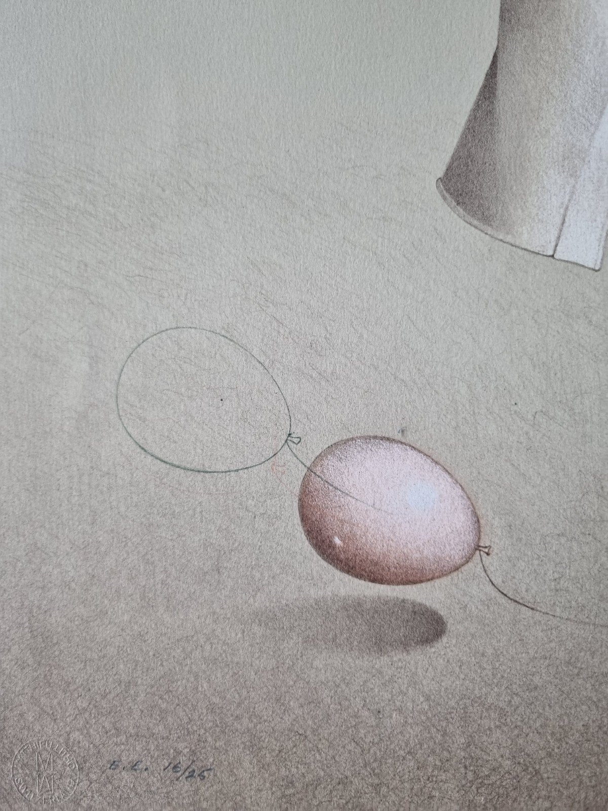 Limited Editon Litho DON CLARK E E. 16/25, Ophalen of Verzenden, Papier/karton, Gesigneerd, Gemengde techniek