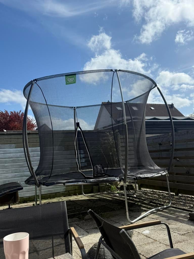 Zgan trampo 244cm doorsnede, Kinderen en Baby's, Ophalen, Zo goed als nieuw