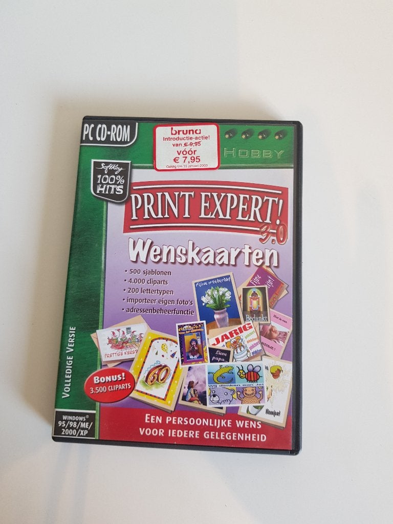 Print Expert 3.0 Wenskaarten, Hobby en Vrije tijd, Verzenden, Zo goed als nieuw, Overige thema's, Overige typen