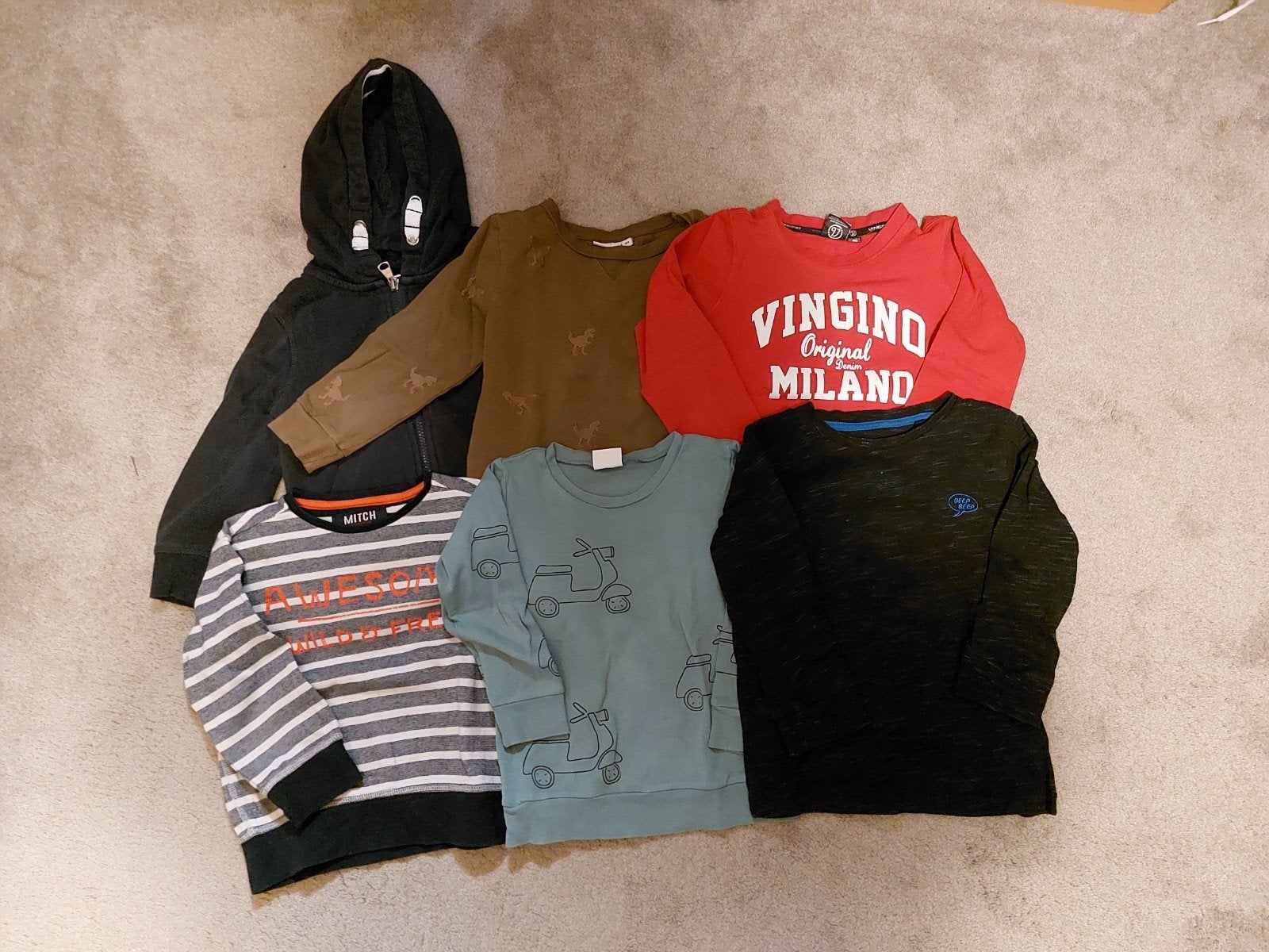 Jongens najaar/winter kledingpakket:  maat 104, Gebruikt, Setje, Jongen, Diverse merken