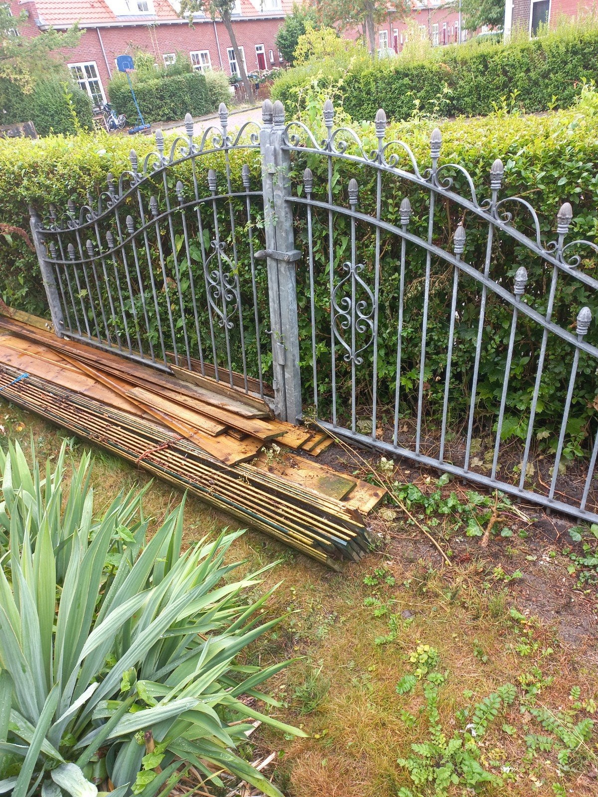 sierhekwerk  voor op rit 225 euro, Ophalen, IJzer, Sierhekwerk