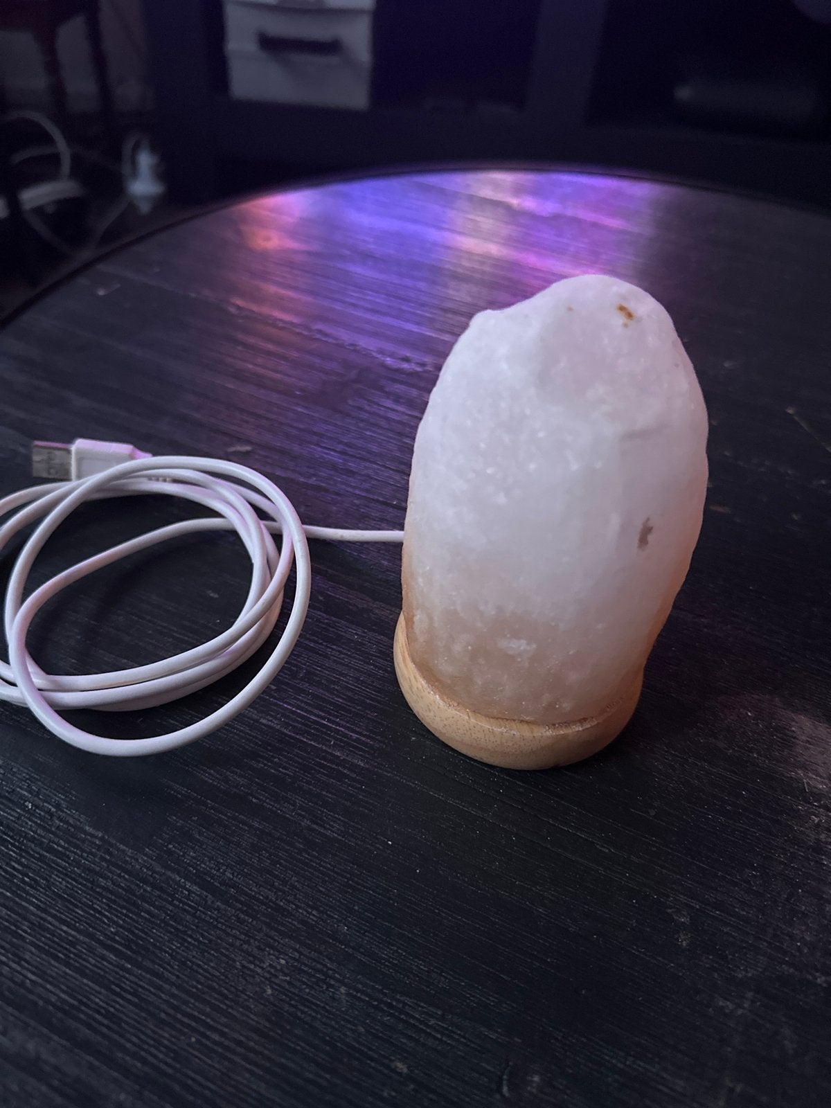 Himalaya Zoutlamp USB - Ontspannende Sfeer, Ophalen of Verzenden, Gebruikt