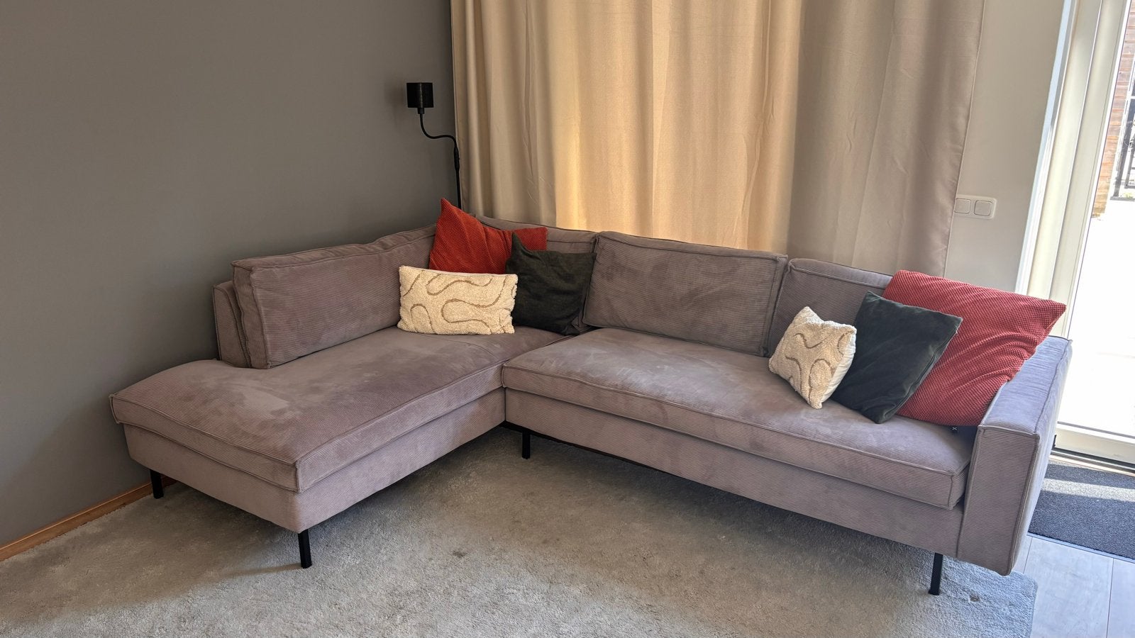 Hoekbank WOOOD - Zo goed als nieuw - moet weg ivm verhuizing, Ophalen, Zo goed als nieuw, Stof