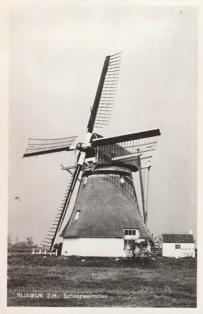 Rijswijk    Schaapweimolen, Ophalen of Verzenden, 1940 tot 1960, Gelopen, Zuid-Holland
