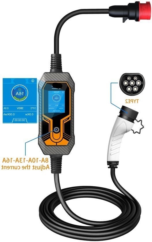 Ev Laadkabel – Mobiele Oplader – Draagbare Lader – Type 2, Corvance B.V., Verzenden, Nieuw, Corvancebol@gmail.com