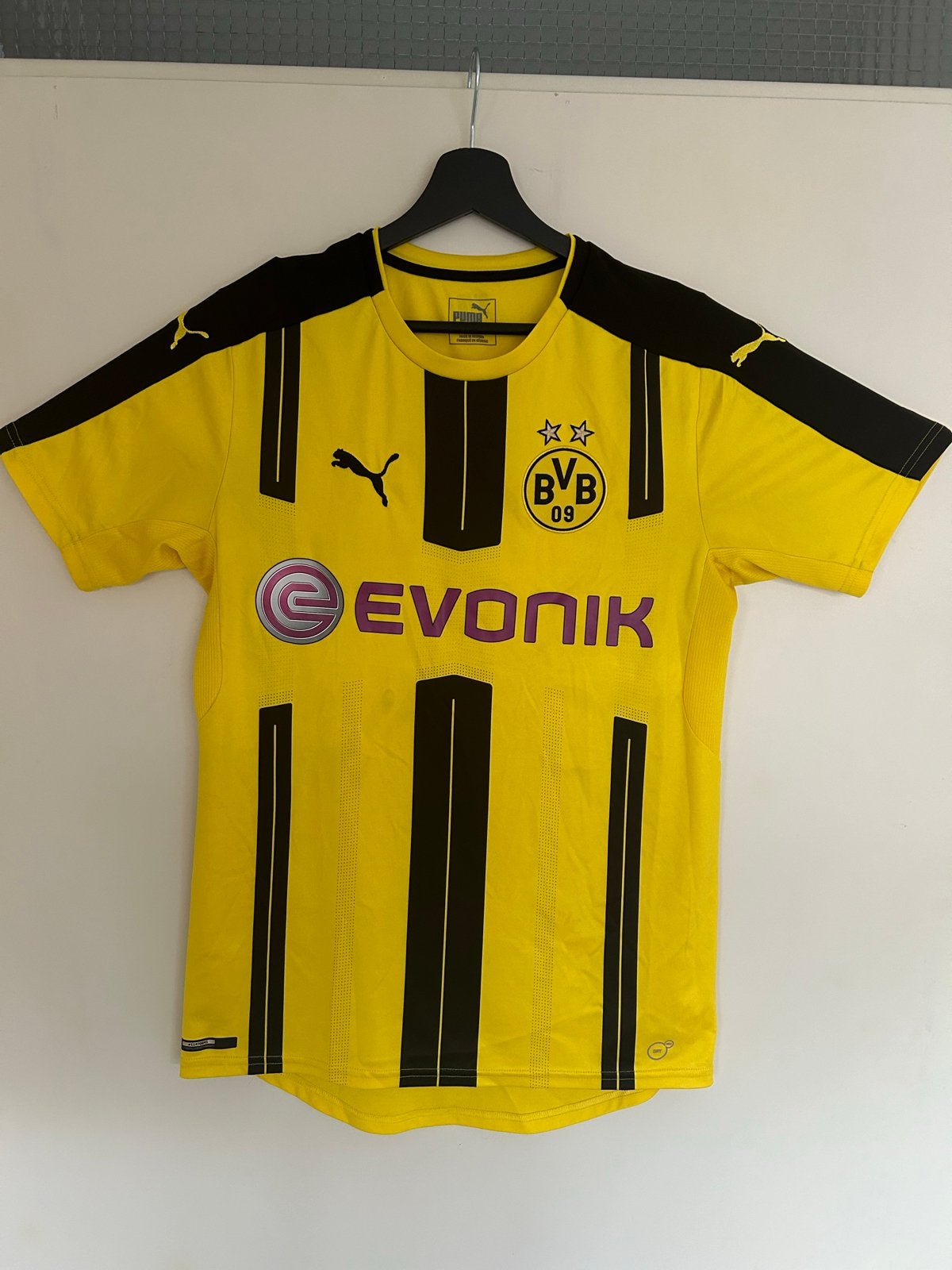 Borussia Dortmund thuistenue 2016-2017 - Maat S, Verzenden, Geel, Zo goed als nieuw, Voetbal