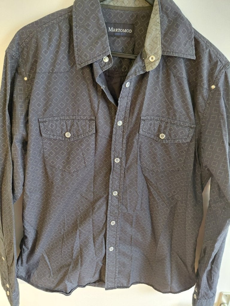 Blouse mt L figuurtje, Ophalen of Verzenden, Zo goed als nieuw, Overige kleuren, Halswijdte 41/42 (L)