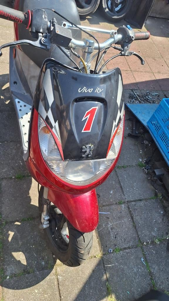 Peugeot vivacity viva city 2takt 70cc  brom geel kenteken, Ophalen, Tweetakt, Vivacity