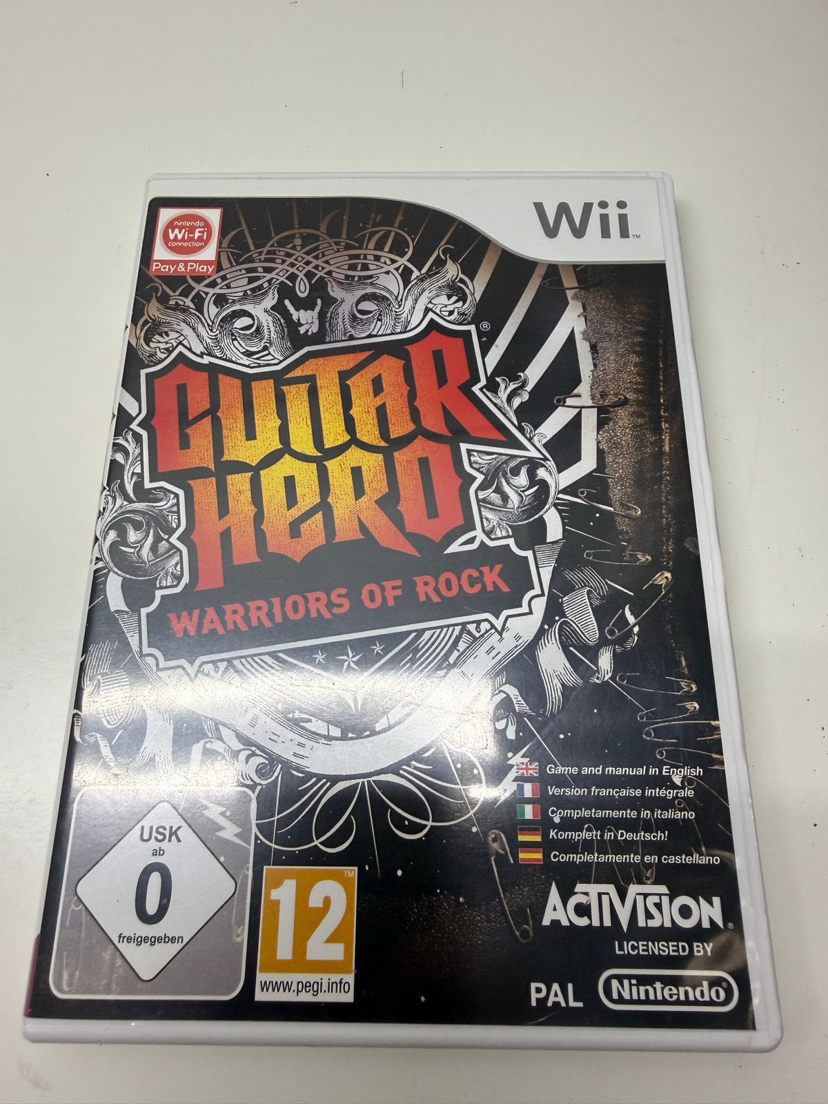 Guitar Hero Warriors of Rock voor de Wii - Compleet en Netje, Muziek, Eén computer, Ophalen of Verzenden, Zo goed als nieuw
