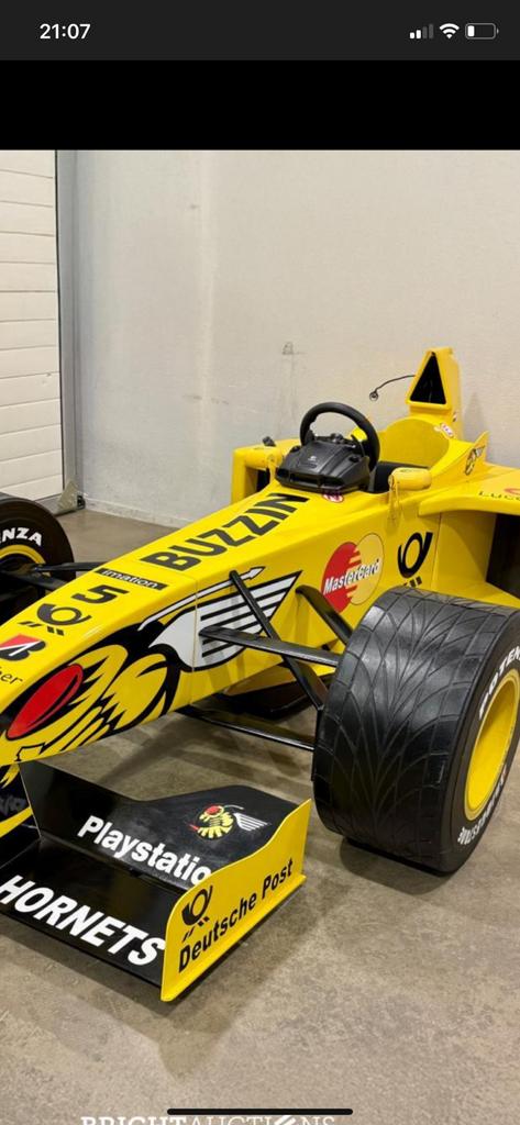 Jordan EJ10 Formule 1-racewagen simulator, Ophalen of Verzenden, Zo goed als nieuw