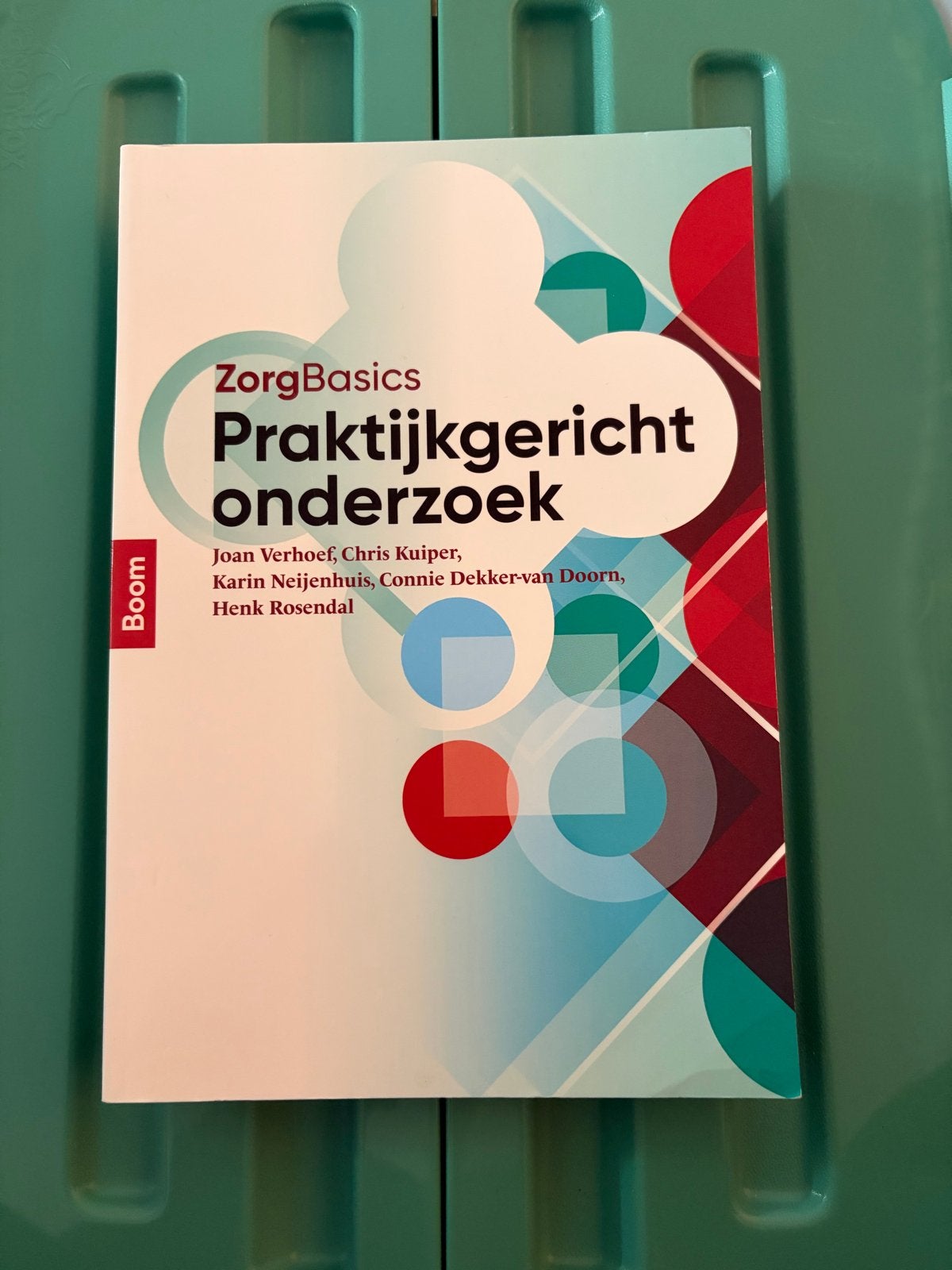 ZorgBasics Praktijkgericht onderzoek HBO, Boeken, Ophalen, Gamma, Nieuw, HBO