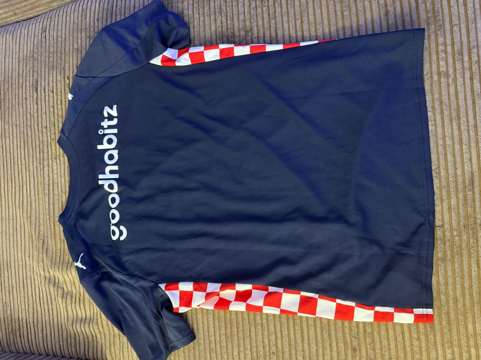 PSV t’shirt donkerblauw, Maat M, Ophalen of Verzenden, Zo goed als nieuw, Shirt
