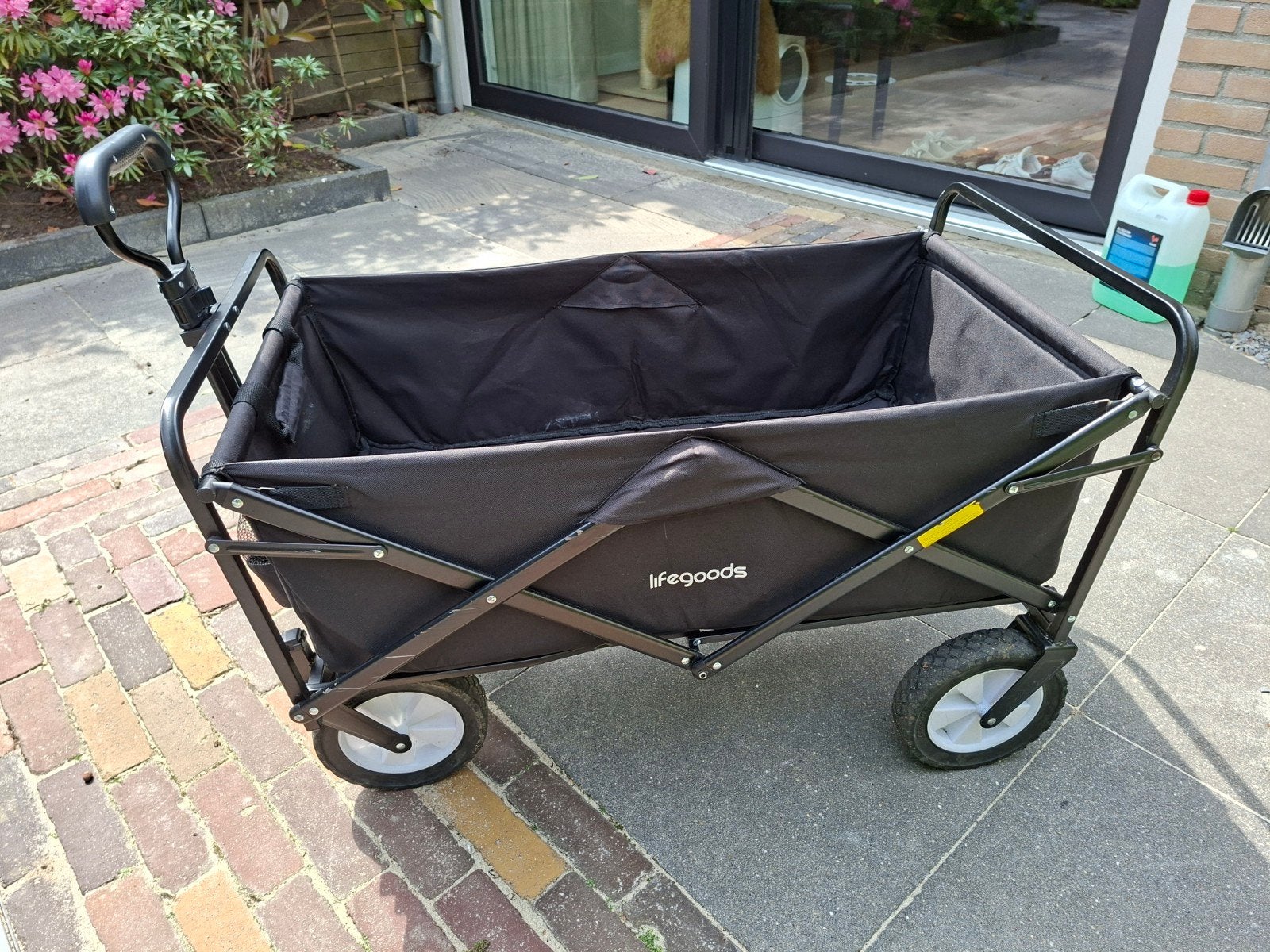 Lifegoods Opvouwbare bolderkar - inklapbaar 94 ltr, Caravans en Kamperen, Bolderkarren, Ophalen of Verzenden, Opvouwbaar