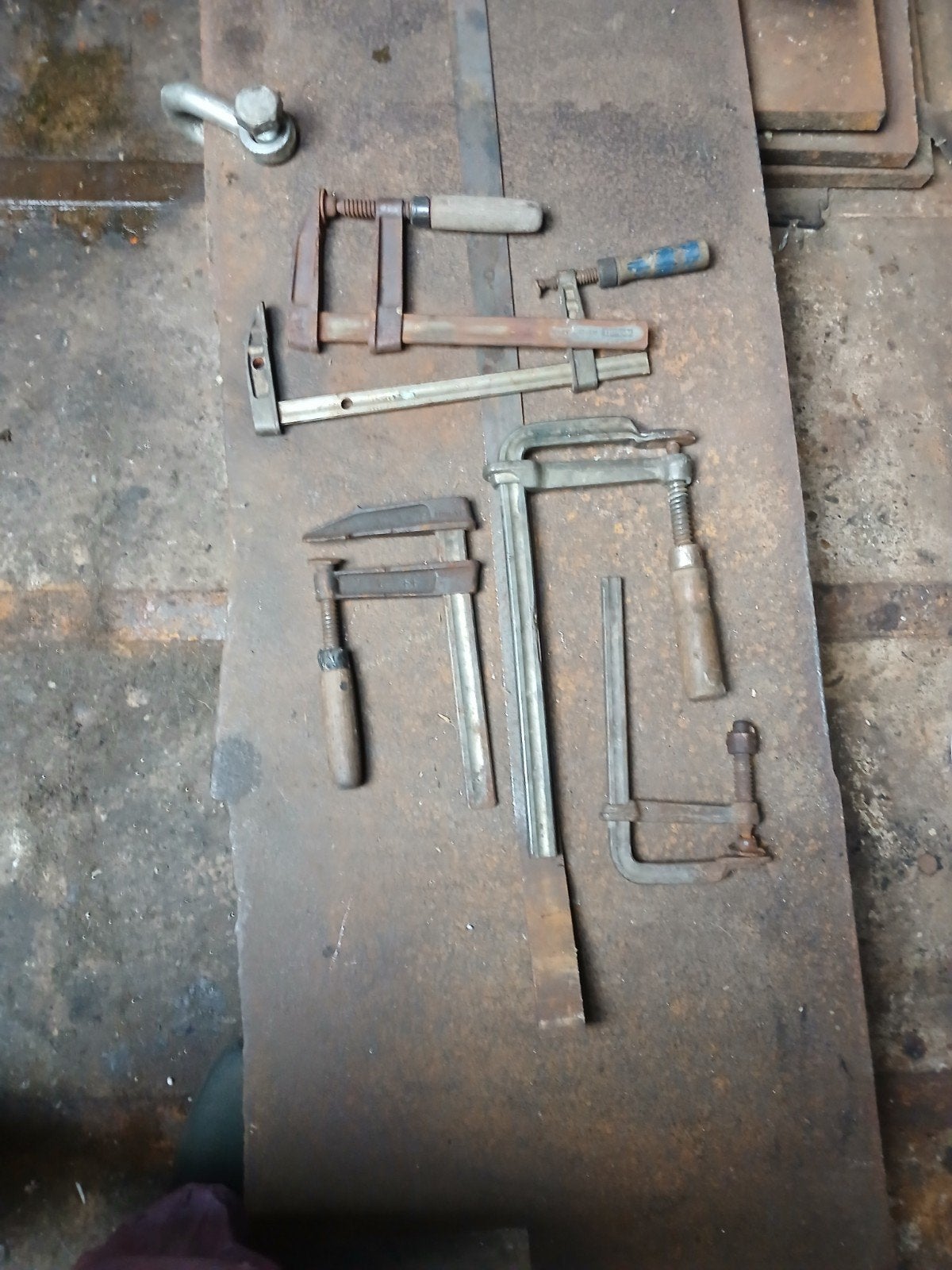 Diverse klemmen en lijmtangen, Ophalen of Verzenden, Gebruikt, Klem