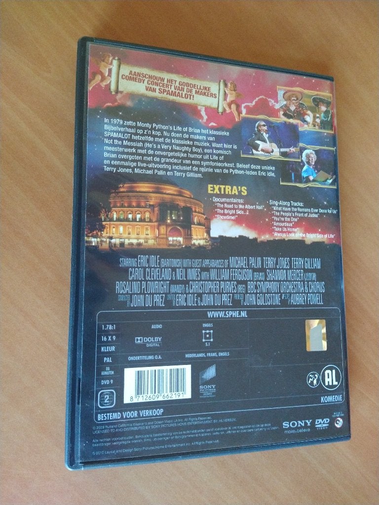 DVD Not the Messiah celebrating 40 years of Monty Python, Alle leeftijden, Ophalen of Verzenden, Zo goed als nieuw