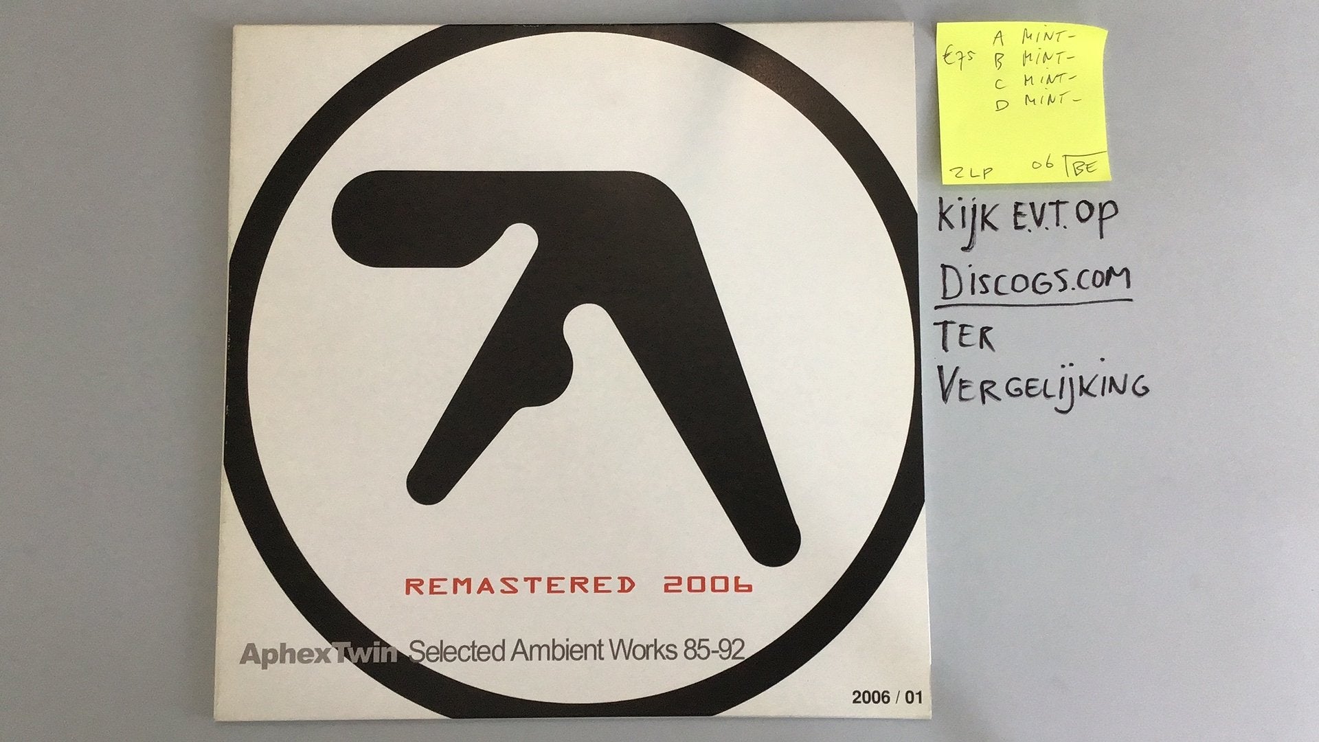 Aphex Twin - Selected Ambient Works 85-92, Ophalen, Zo goed als nieuw, 12 inch