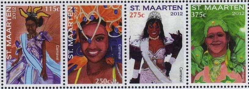 01-07 Sint Maarten 75/8 postfris, Verzenden, Postfris