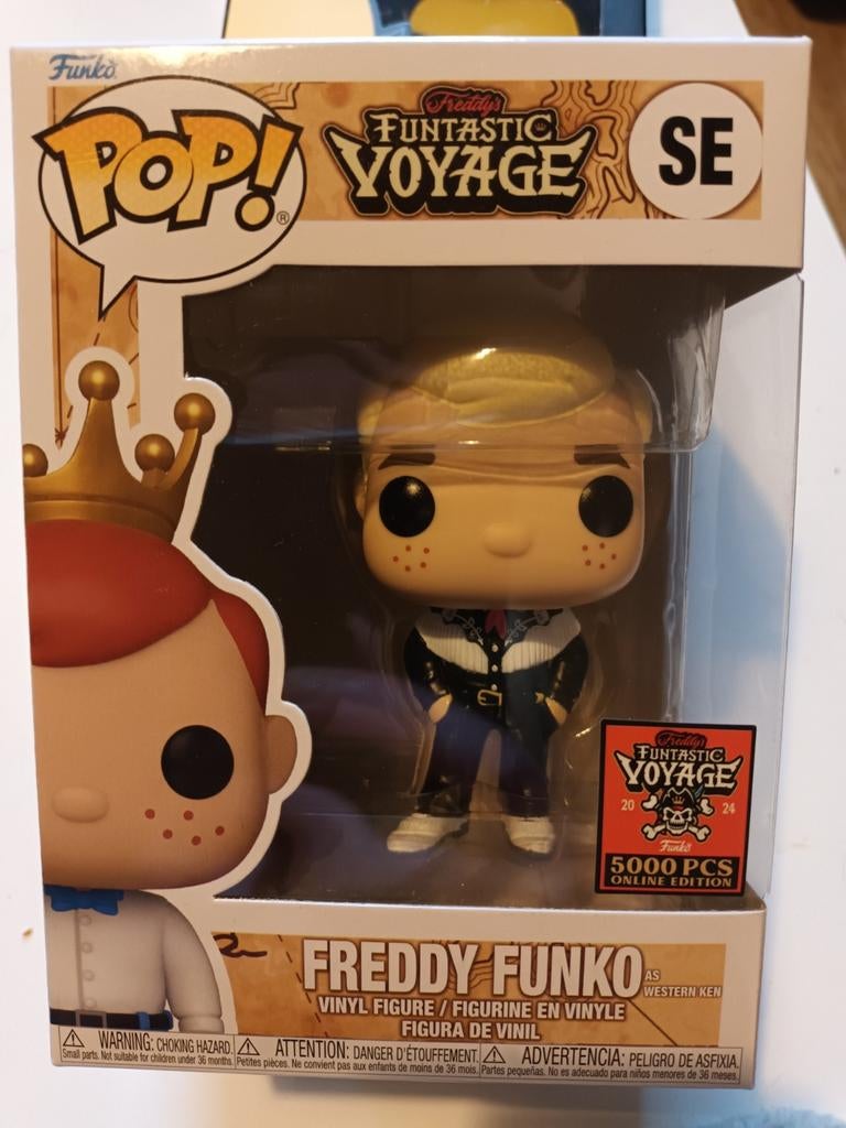 Funko Pop! Freddy Funko as Western Ken - Funtastic Voyage, Verzamelen, Ophalen of Verzenden, Zo goed als nieuw