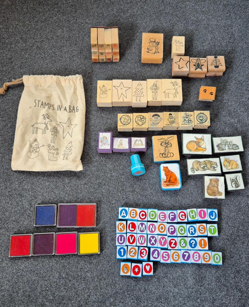 Stempels allerlei voor hobby/kinderen, Hobby en Vrije tijd, Stempelen, Ophalen of Verzenden
