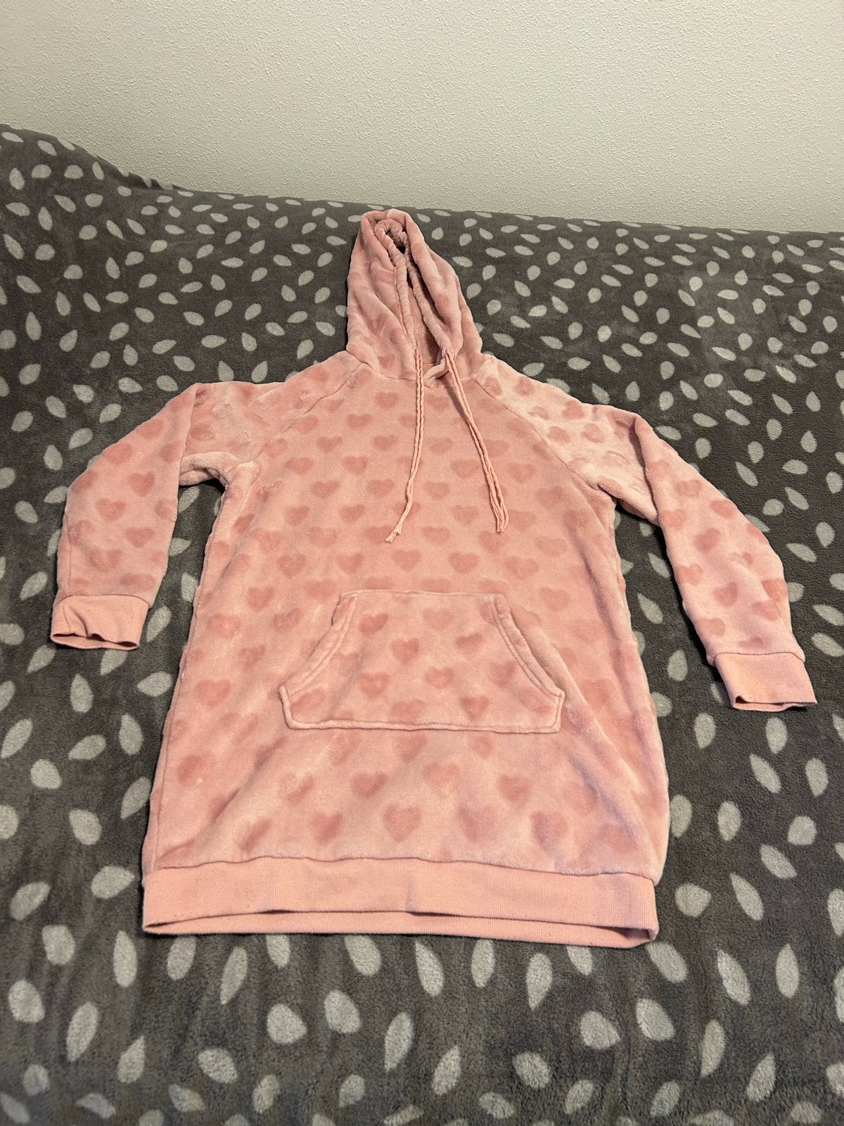 Roze snuggle hoodie Maat L, Ophalen of Verzenden, Zo goed als nieuw, Maat 42/44 (L)