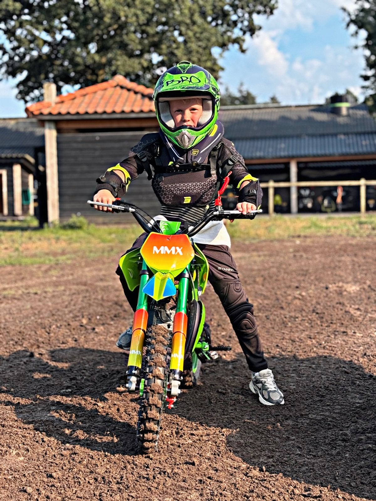 Crossmotor kind 49CC groen - Zo goed als nieuw!, Ophalen, Zo goed als nieuw, Overige merken