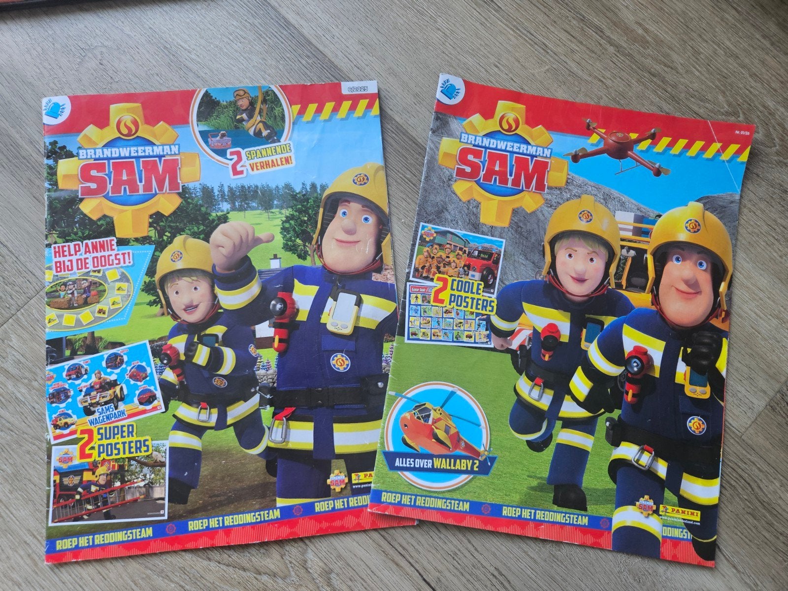 Brandweerman Sam tijdschriften - 2 stuks, Ophalen of Verzenden, Zo goed als nieuw, Overige typen